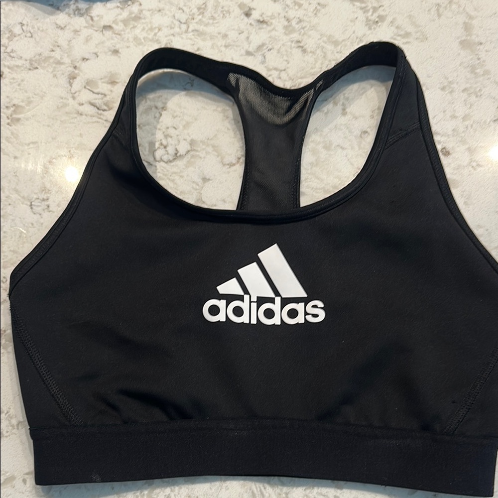 Adidas Black Swim Top Racerback Design